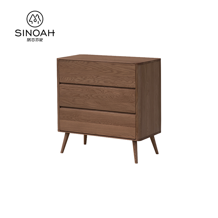 Dark Oak Three Drawer Cabinet